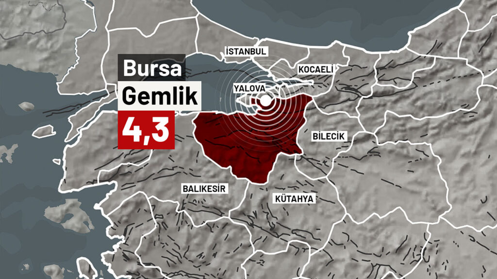 İstanbul’da Hissedilen 4.3 Büyüklüğünde Deprem: Merkez Üssü Bursa 1 İstanbul’da Hissedilen 4.3 Büyüklüğünde Deprem Merkez Üssü Bursa